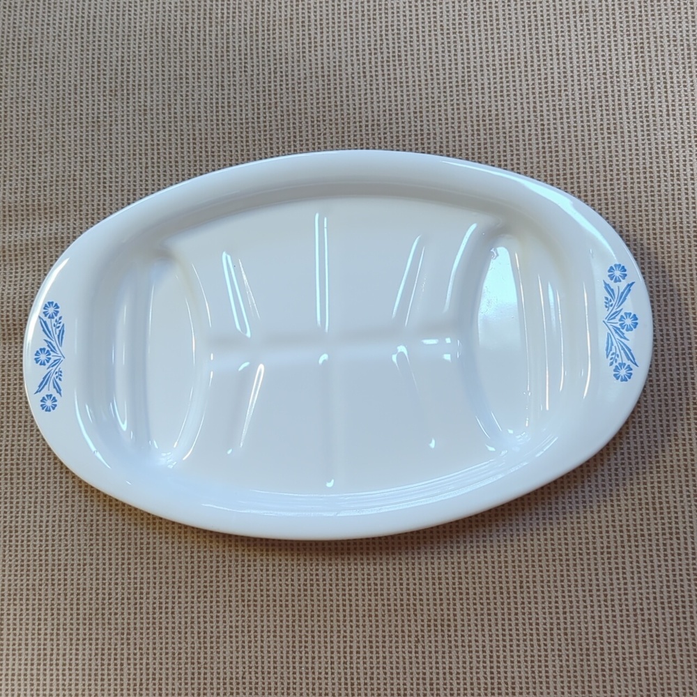 Vintage, Corningware, Blue Cornflower Platter